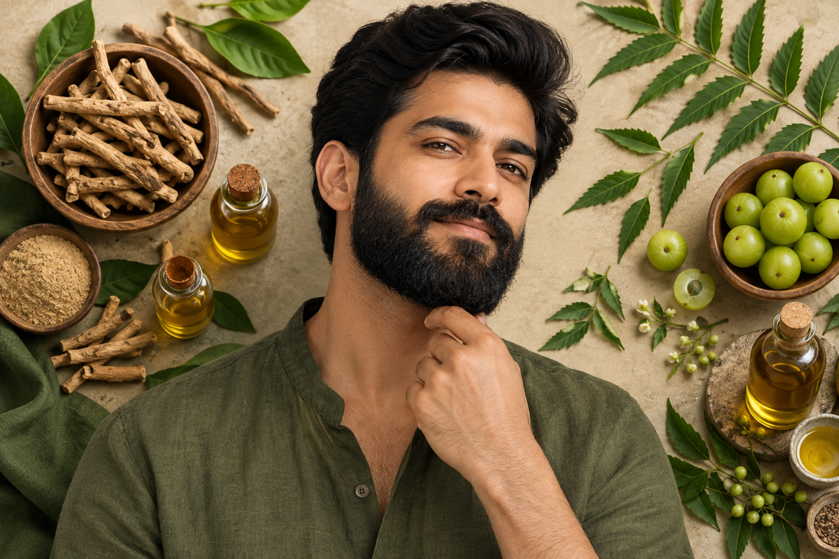 Ayurvedic Beard Care Routine for Men