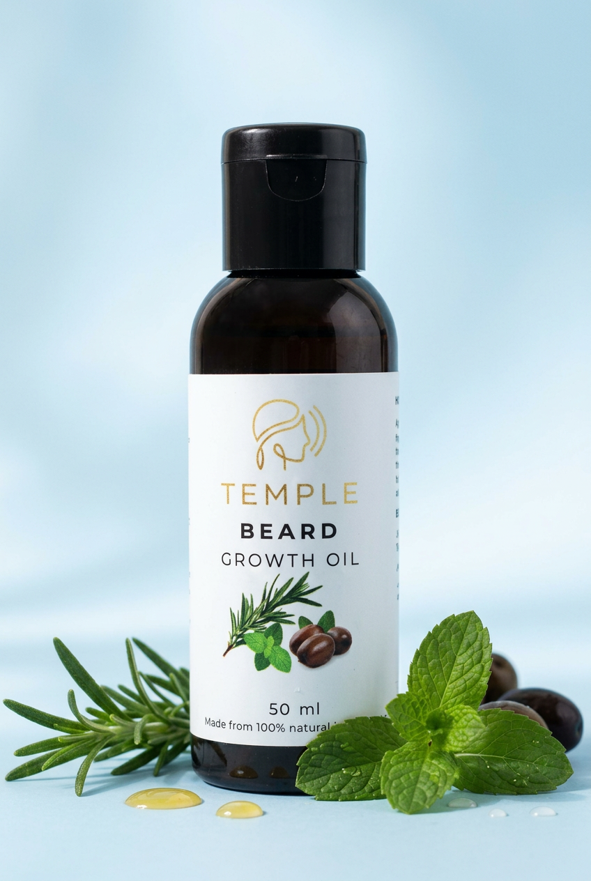 Temple Beard Growth & Conditioning Oil