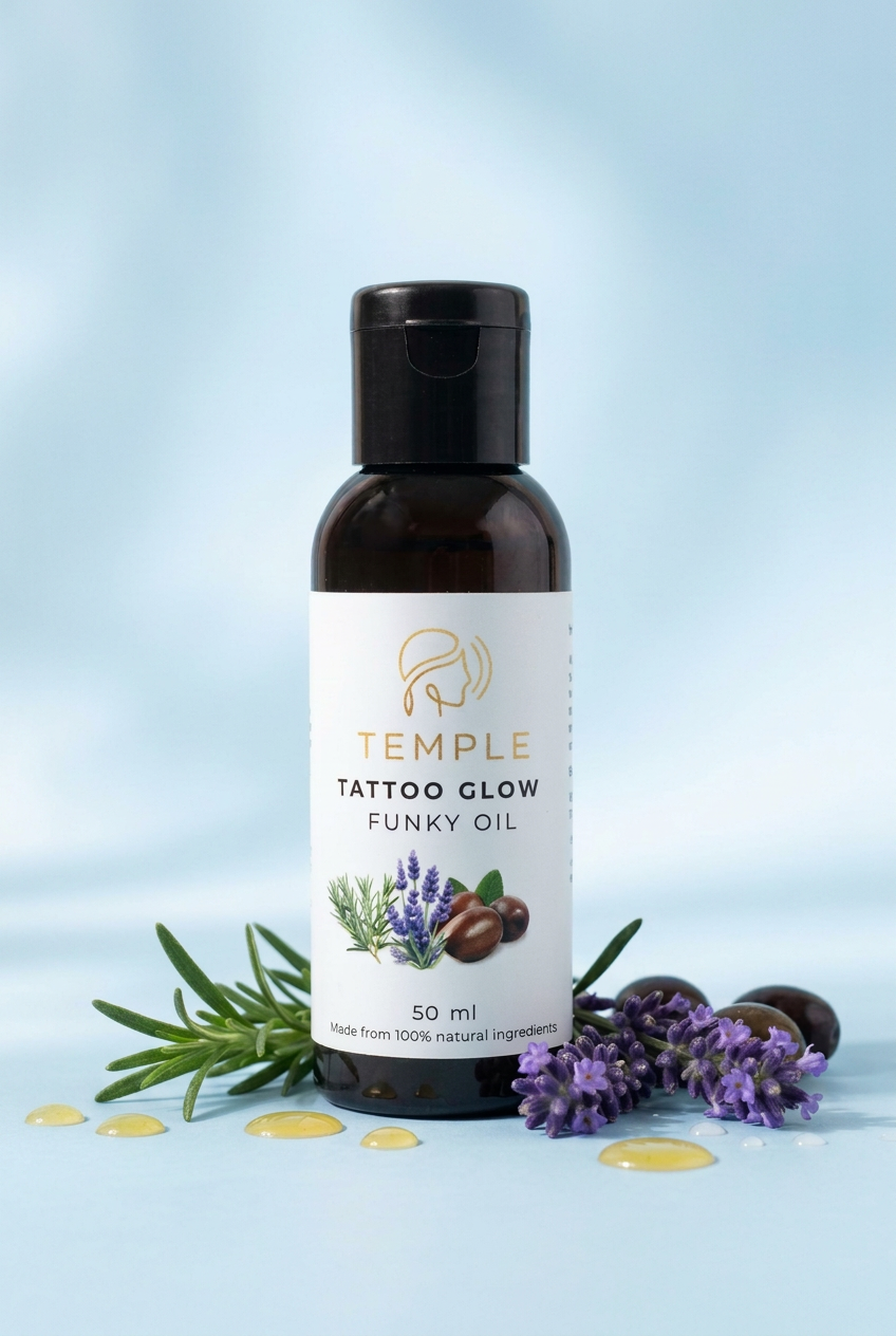 Temple Tattoo Glow funky Oil