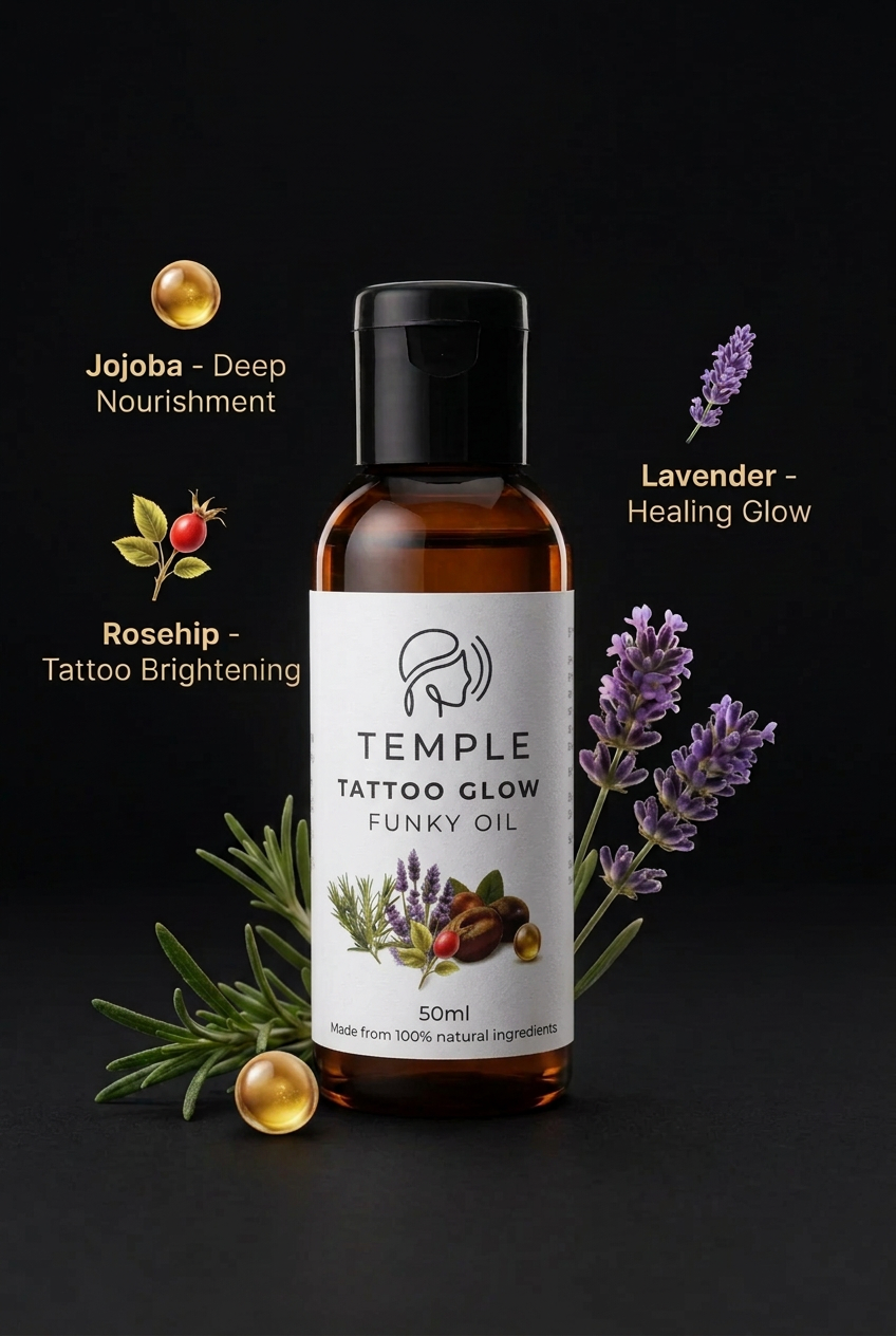 Temple Tattoo Glow funky Oil