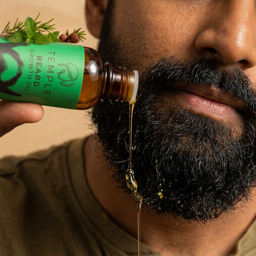 Temple Beard Growth & Conditioning Oil