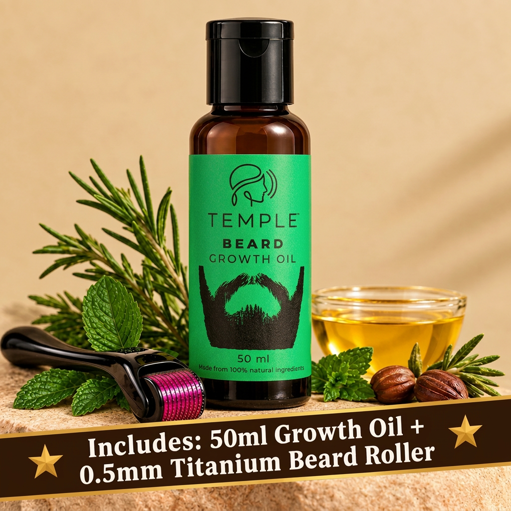 Temple Beard Growth & Conditioning Oil