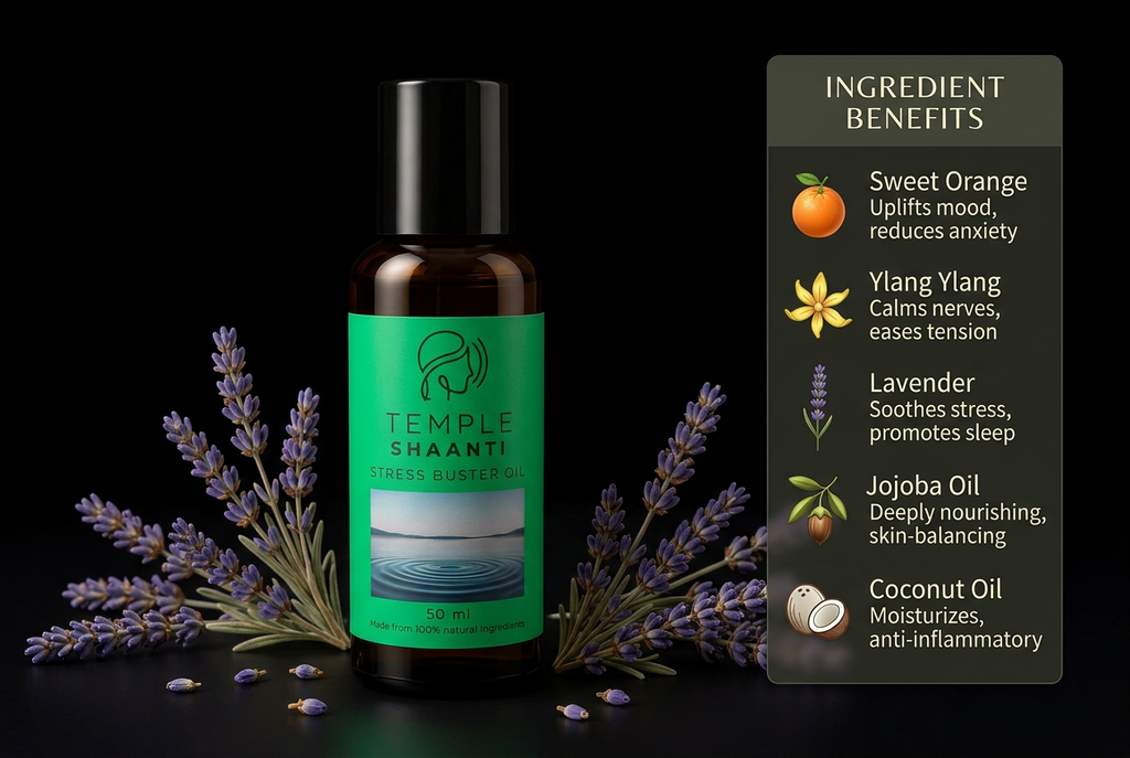 Temple Shanti Stress Buster Oil