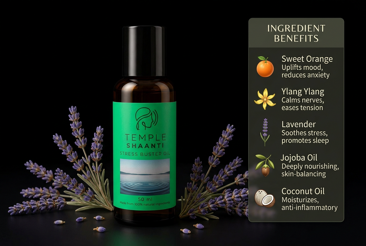 Temple Shanti Stress Buster Oil