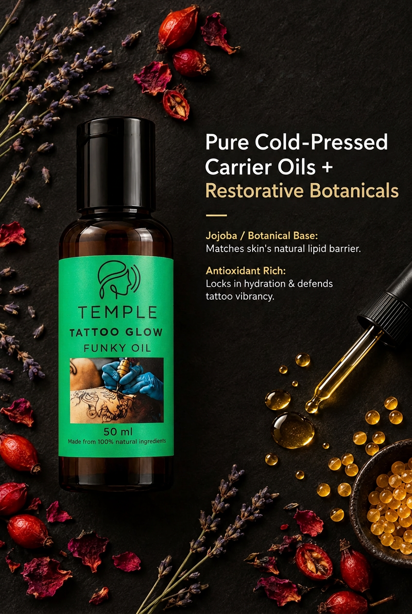 Temple Tattoo Glow funky Oil
