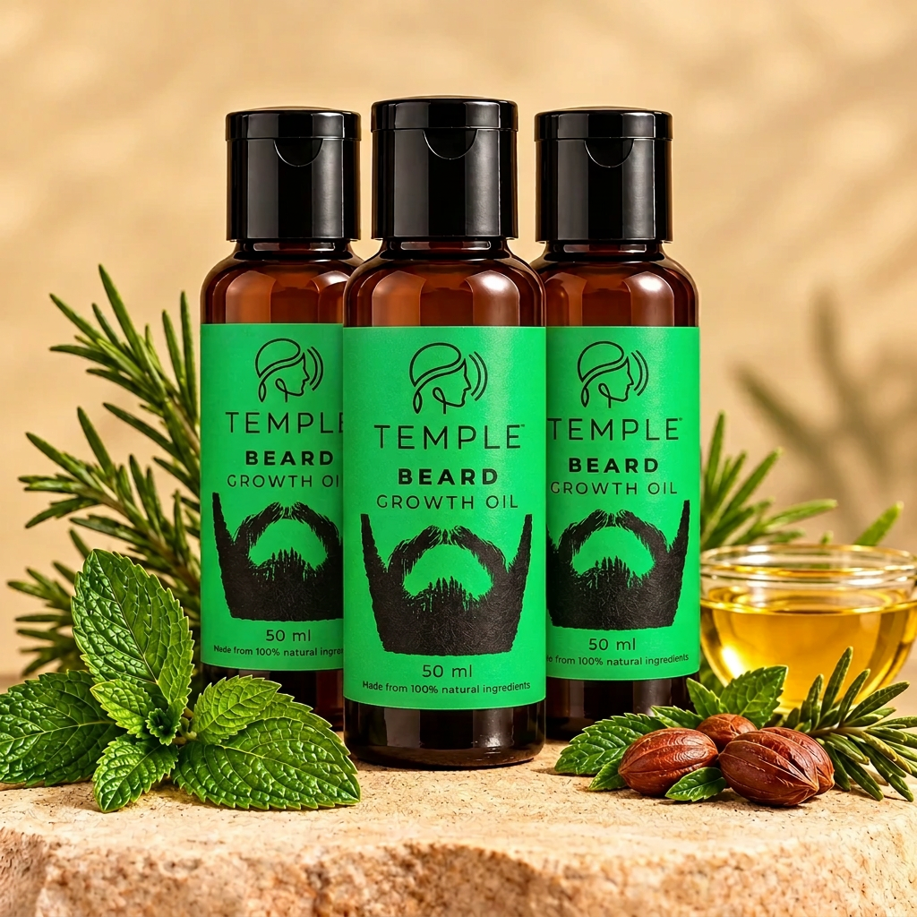 Temple Beard Growth & Conditioning Oil