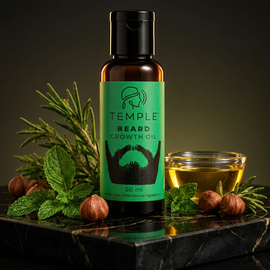 Temple Beard Growth & Conditioning Oil